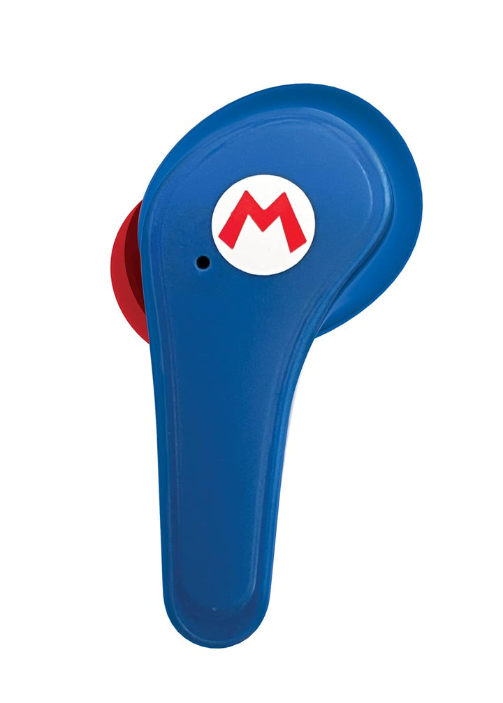 OTL Technologies Bluetooth-Kopfhörer V5.3 Super Mario mit Ladebox, Blau