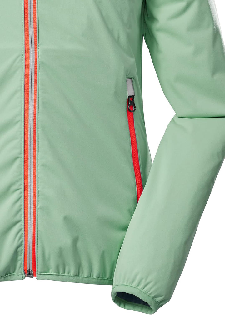 Killtec Mädchen Kos 229 Grls Jckt 2-Lagen-Funktionsjacke/Outdoorjacke mit Kapuze, packbar 116 pepper