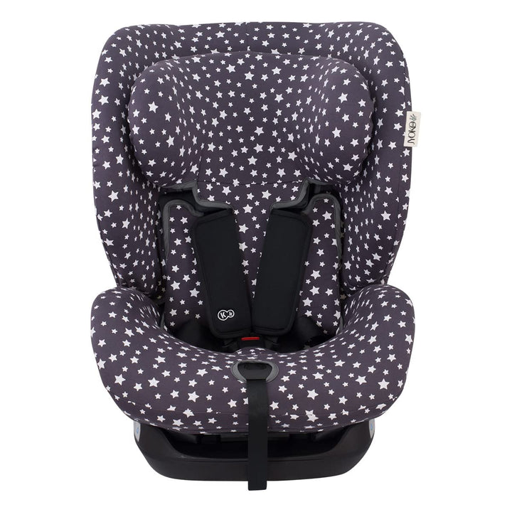 JYOKO KIDS Bezug für Autositz kompatibel mit Kinderkraft Myway, aus Baumwolle (Winter Sky), Winter S