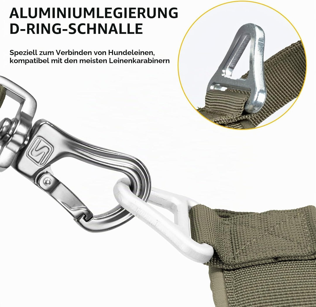EXCELLENT ELITE SPANKER No Pull Hundegeschirr Verstellbares Nylon-Hundegeschirr mit Kontrollgriff fü