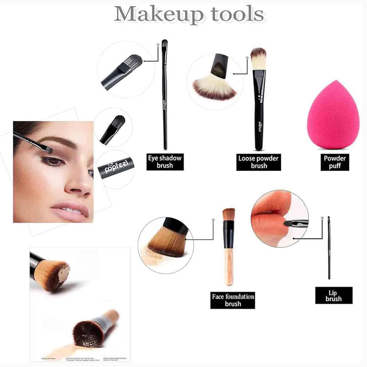 BrilliantDay Mehrzweck Make-up-Set All-in-One Make-up-Geschenkset Kosmetik-Palette Starter Kit Lipgl