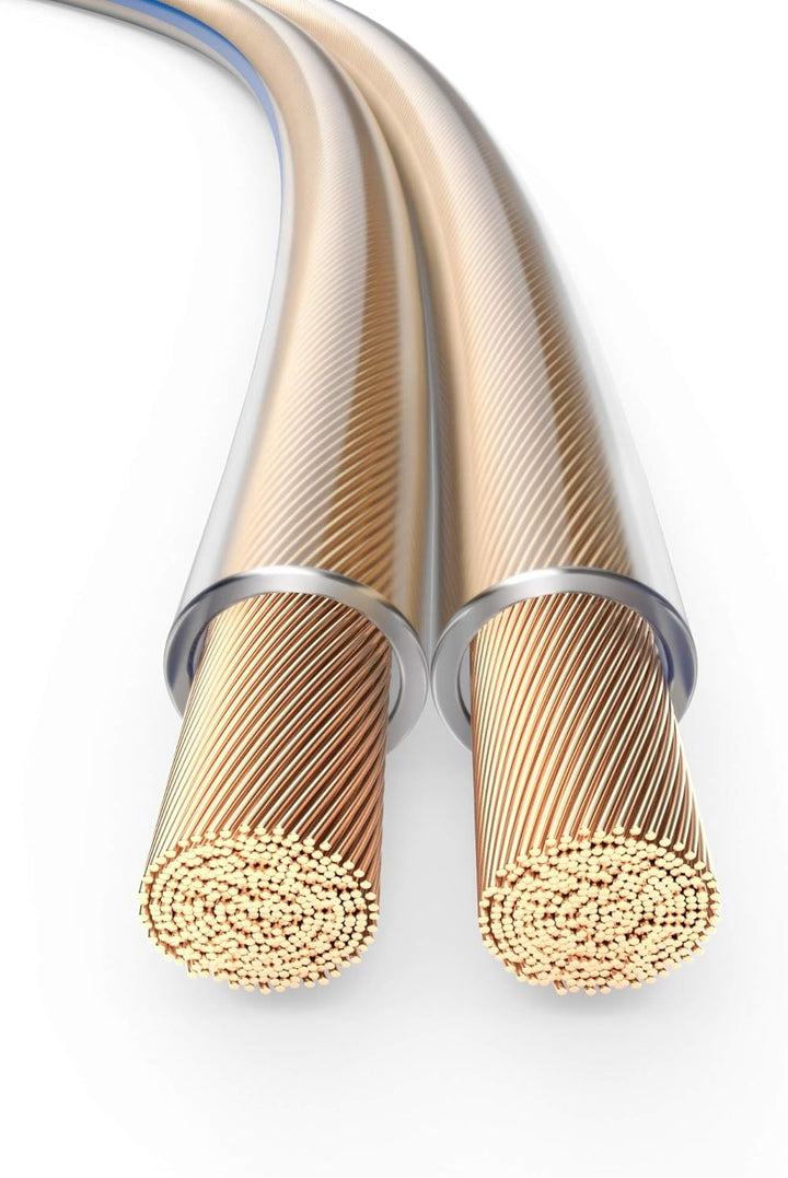 PureLink Lautsprecherkabel OFC 2 x 2,50mm² (0,10mm), 30,0m, transparent 30,0m 2 x 2,50mm² (0,10mm) t