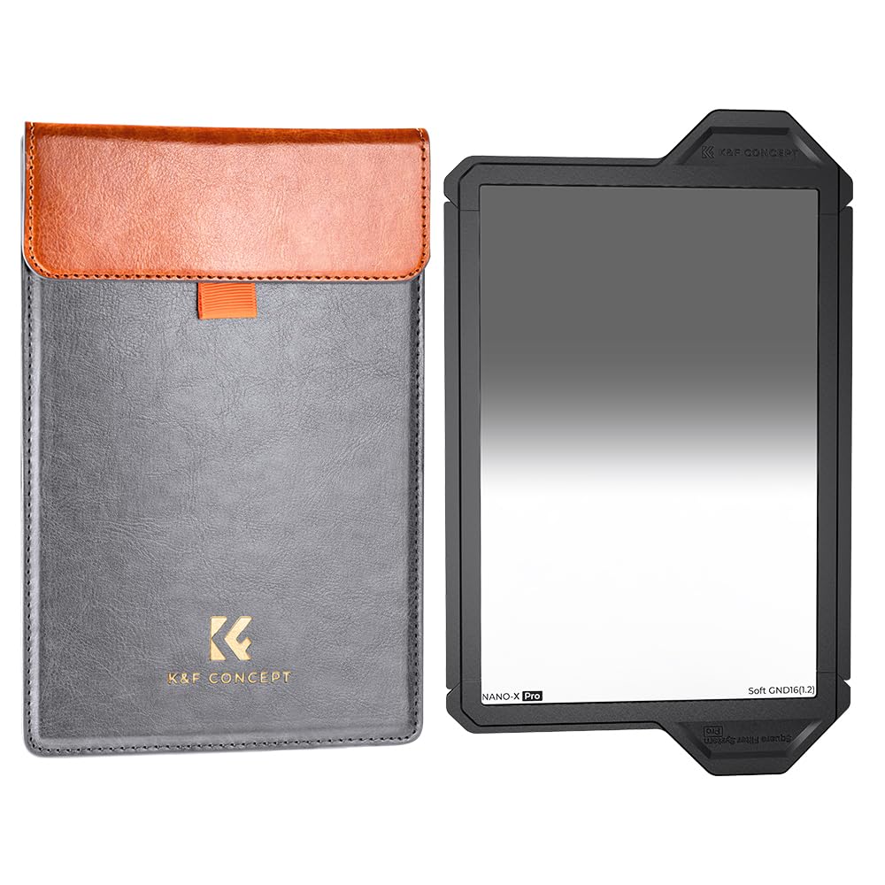 K&amp;F Concept Nano X-PRO Verlaufsfilter Soft GND16 1,2(4-Blenden) Rechteckfilter Optisches Glas mit 28