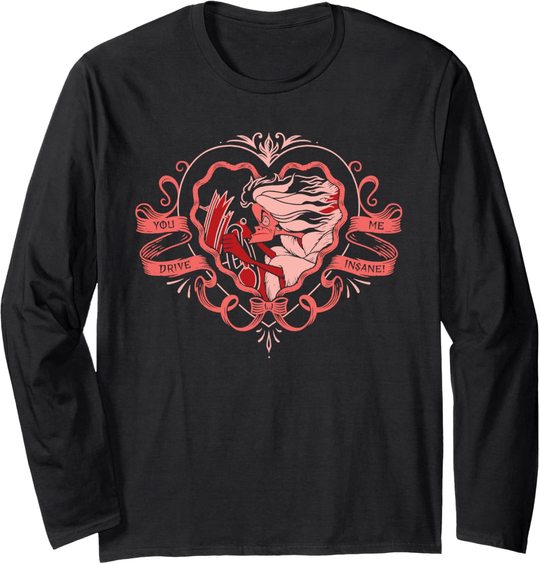 Disney Villains Cruella You Drive Me Insane Langarmshirt