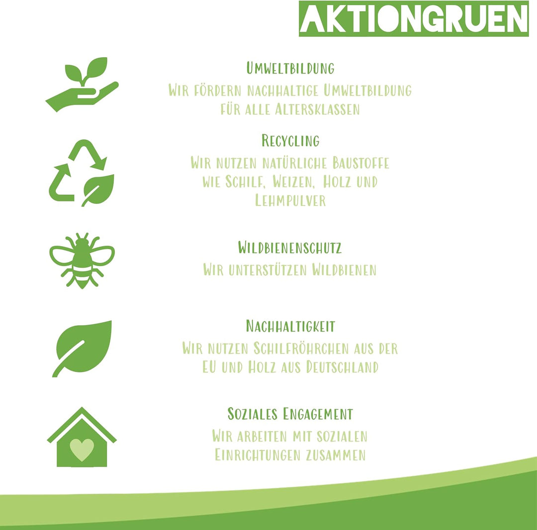 Schilfröhrchen für Insektenhotels, Länge 12 cm, Durchmesser 3-10 mm, ca. 400 Stück, Röhrchen aus der