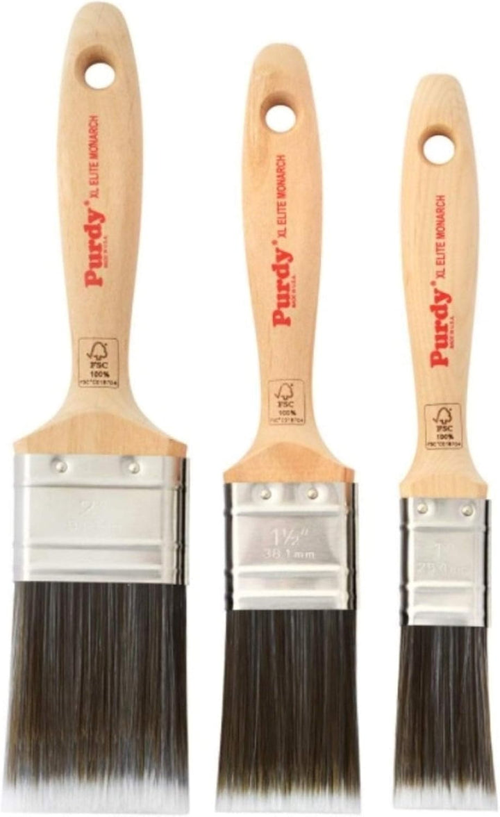Purdy Monarch Elite Farbpinselset, 3 Pinsel, Monarch Elite