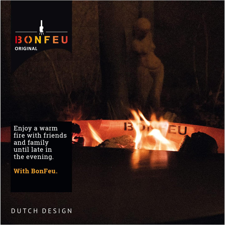 BonFeu BonBowl Plus Feuerschale 80cm - Feuerschalen für den Garten - Feuerstelle Outdoor - Feuerscha