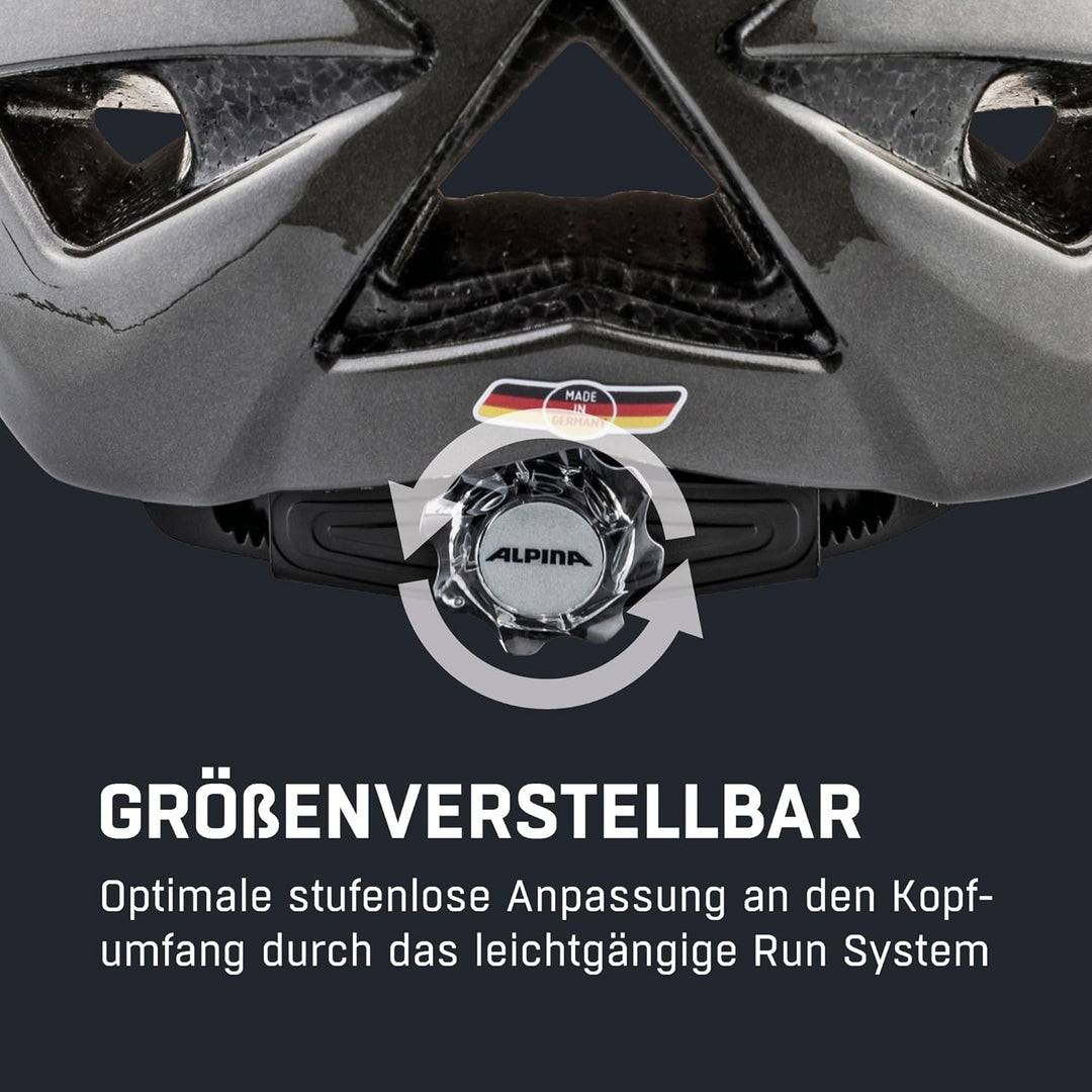 ALPINA PANOMA 2.0 L.E. - Reflektierender & Optimal Belüfteter Fahrradhelm Mit Fliegennetz & Nachrüst