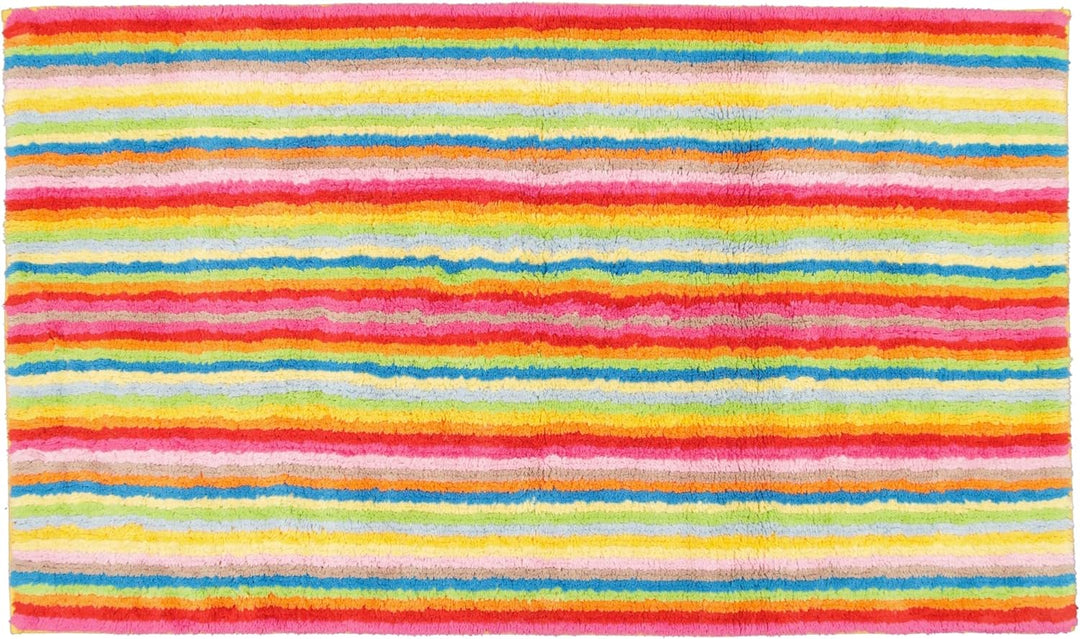 Cawö Home Badteppiche Life Style Streifen 7008 Multicolor - 25 70x120 cm, 70x120 cm
