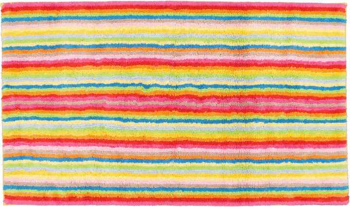 Cawö Home Badteppiche Life Style Streifen 7008 Multicolor - 25 70x120 cm, 70x120 cm