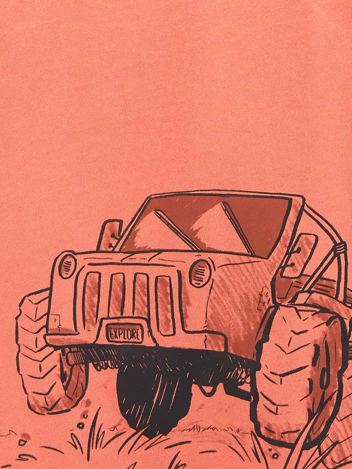 Simple Joys by Carter's Jungen Hemd (3er Pack) 12 Monate Monster Lkws/Streifen/Tarnmuster, 12 Monate