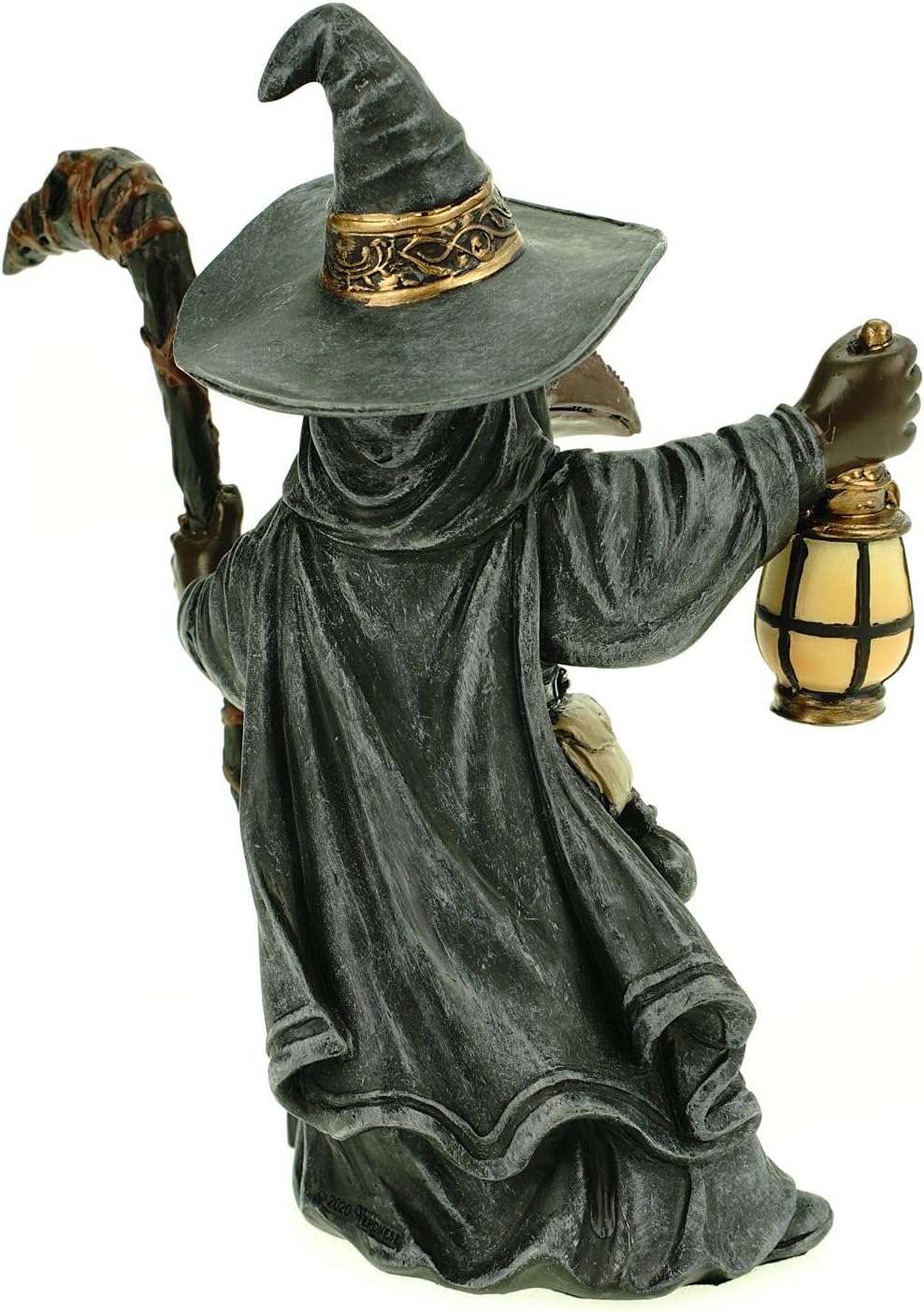 Veronese by Joh. Vogler GmbH Dekofigur Miasma Pestdoktor mit Stab und Laterne 14 cm Pest Arzt Figur
