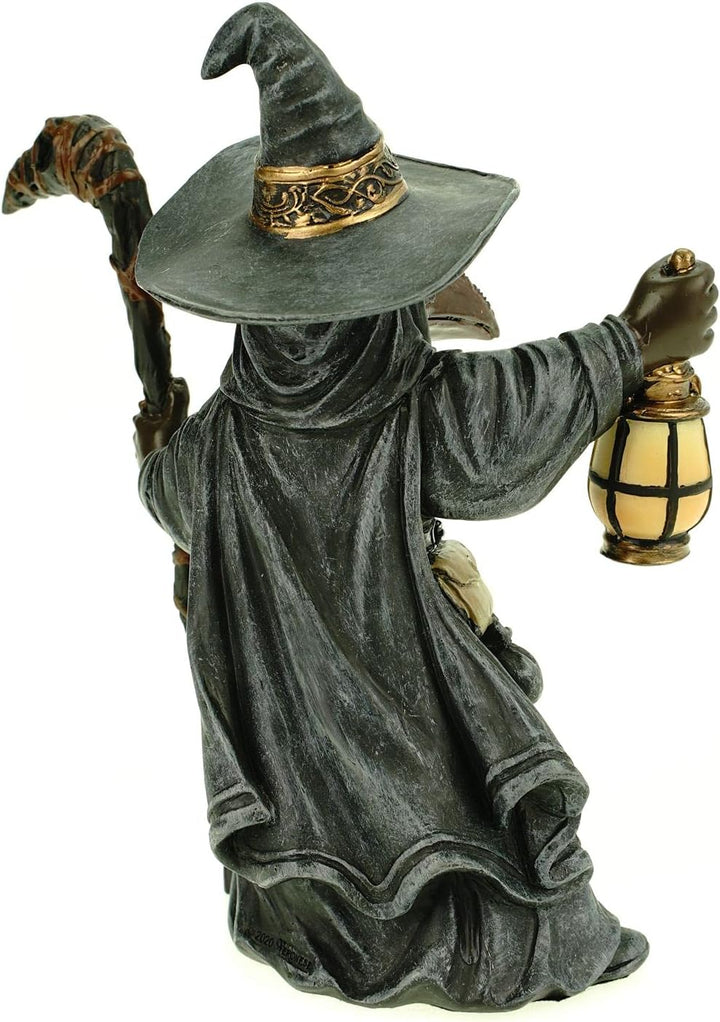 Veronese by Joh. Vogler GmbH Dekofigur Miasma Pestdoktor mit Stab und Laterne 14 cm Pest Arzt Figur