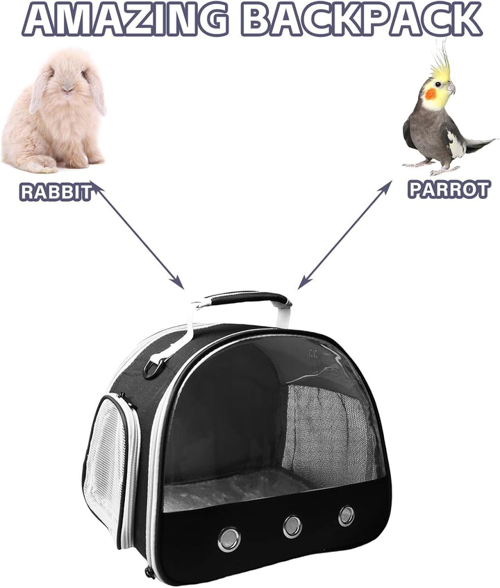 Transportbox Hamster, 30x25x25cm Transporttasche für Katze Hund, Kleintier Haustier-Tragetasche mit