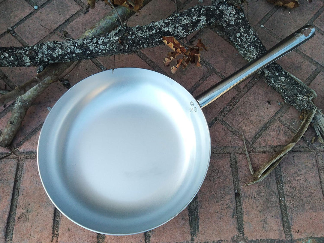 padella alta svasata cm.32 alluminio 32 cm