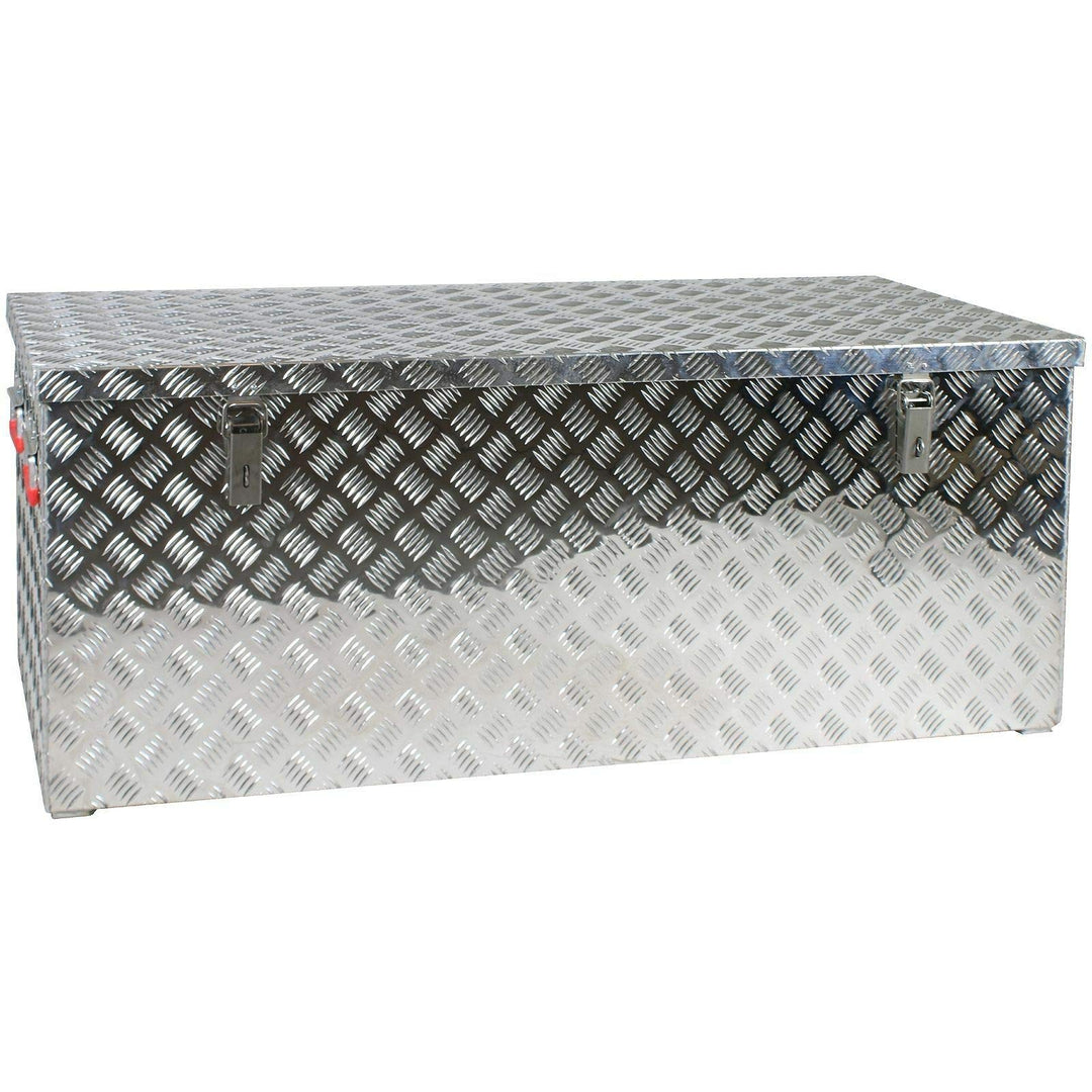 JUMBO Alluminium Riffelblech-Box Alu 312 Liter ALUT312 L1272 x B 525 x H 515 mm ALU-Box Kiste Transp