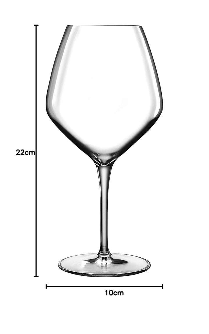 Bormioli Luigi Atelier Set Kelche für Pinot, Schallglas, Transparent, 61 cl, 6 Stück