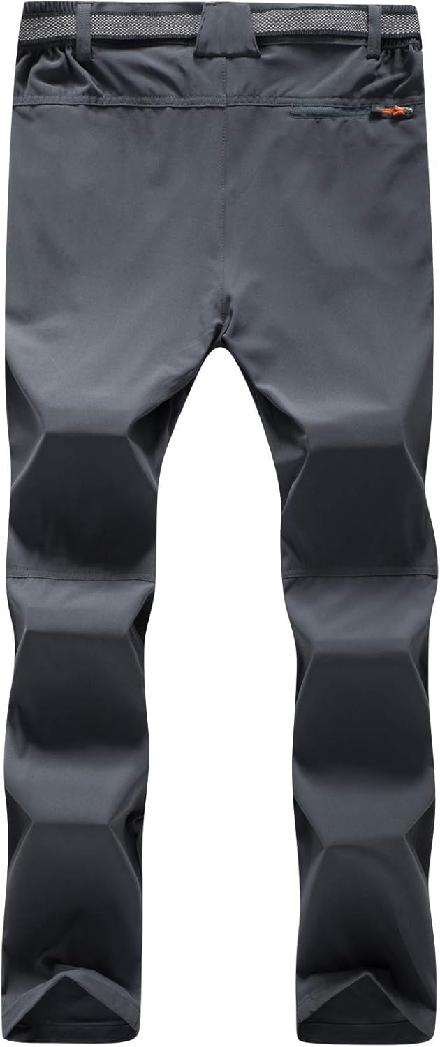 BenBoy Herren Wanderhose Wasserdicht Softshellhose Outdoorhose Winddicht Warm Gefüttert Skihose Snow