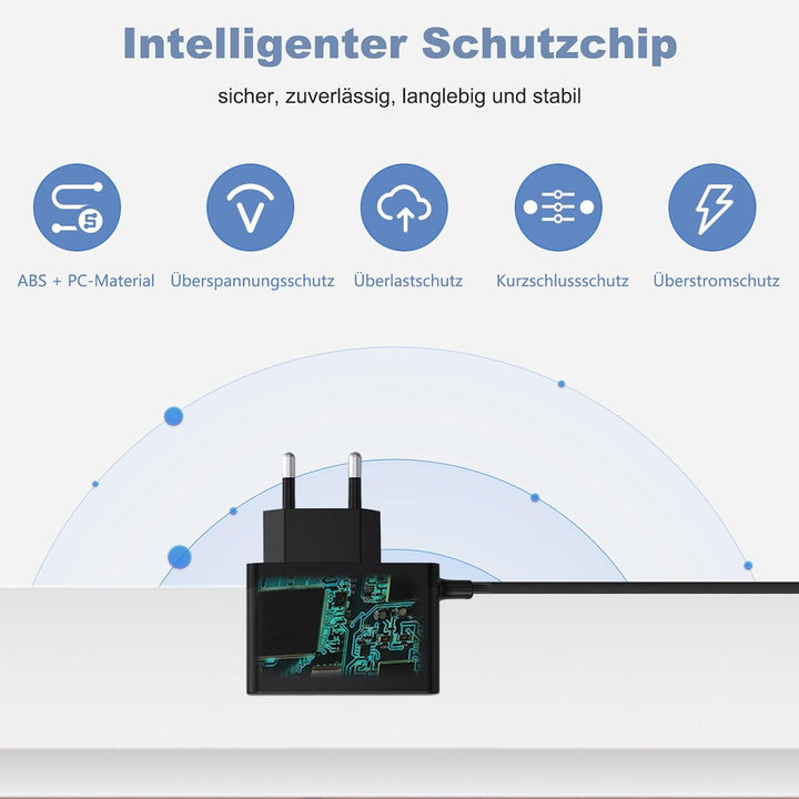 29.4V 400MA Netzteil Ladegerät Kompatibel mit Lubluelu 25000 Pa VD-202Z Akku Staubsauger,schwarz Lad