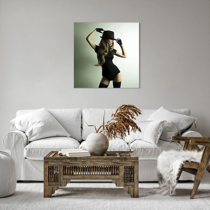 Bilder auf Leinwand Schönheit club tanz disco Leinwandbild 60x60cm Wandbilder Dekoration Wohnzimmer