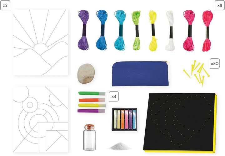 Janod - Diverse Aktivitäten Color Addict - I Love Creativity - 8 Kunstwerke zum Erstellen - Kreative