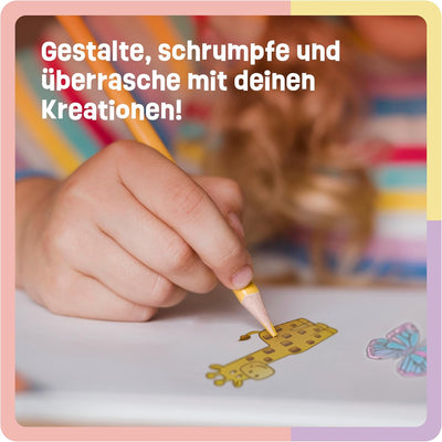 Smowo® 40 Stück Schrumpffolien transparent - schrumpfende Plastikfolien zum basteln - A4 schrumpffol