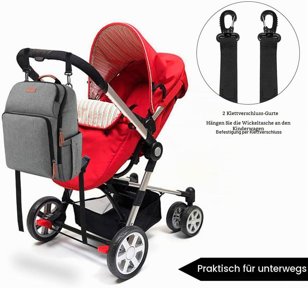 NEWHEY Wickelrucksack für Babys, wasserdicht, grosse Kapazität, Reisetasche, multifunktional, Rucksa