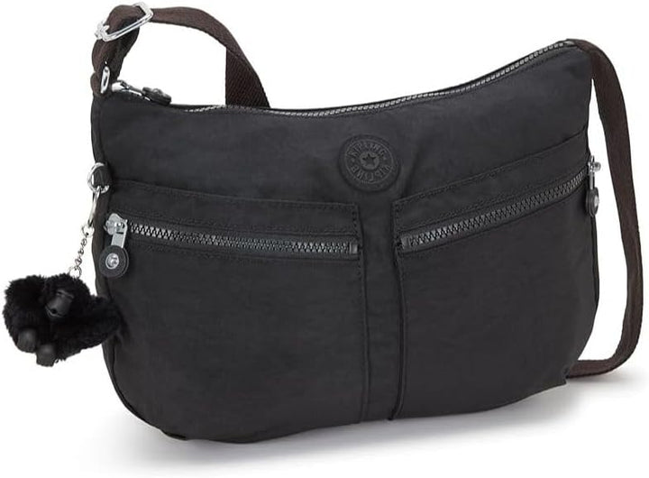 Kipling Womens IZELLAH Crossbody, Black Noir, 12x33x23 cm, Black Noir
