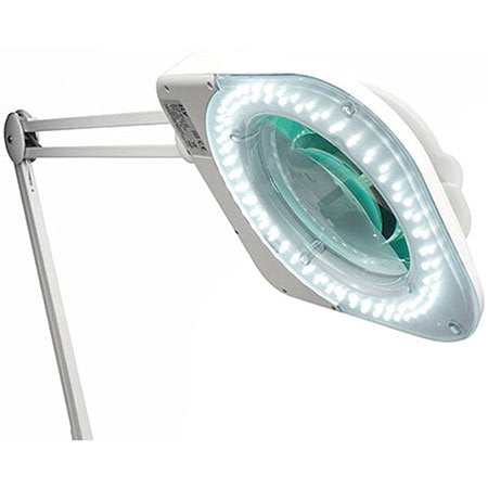 9W Profi LED-Lupenleuchte mit 150mm Glaslinse 2,25-facher Vergrösserung und 90LEDs, 5