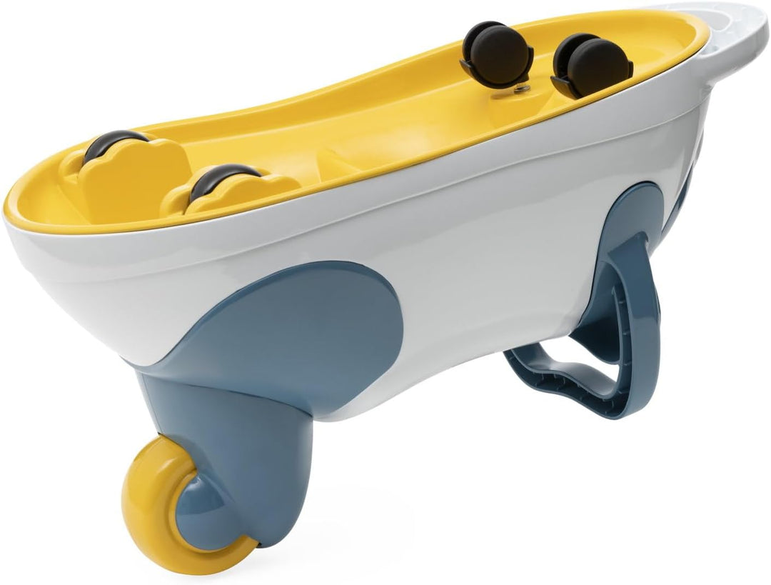 Chicco, 3in1 Panda, Rutscher mit Schwenkbaren Rädern, Schubkarrenmodus, Montessori-Unterteilungsfach