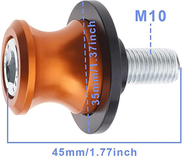Motorrad Schieberegler Sturzschutz Racingadapter Bobbins Ständeraufnahme Motorrad Montageständer Mot