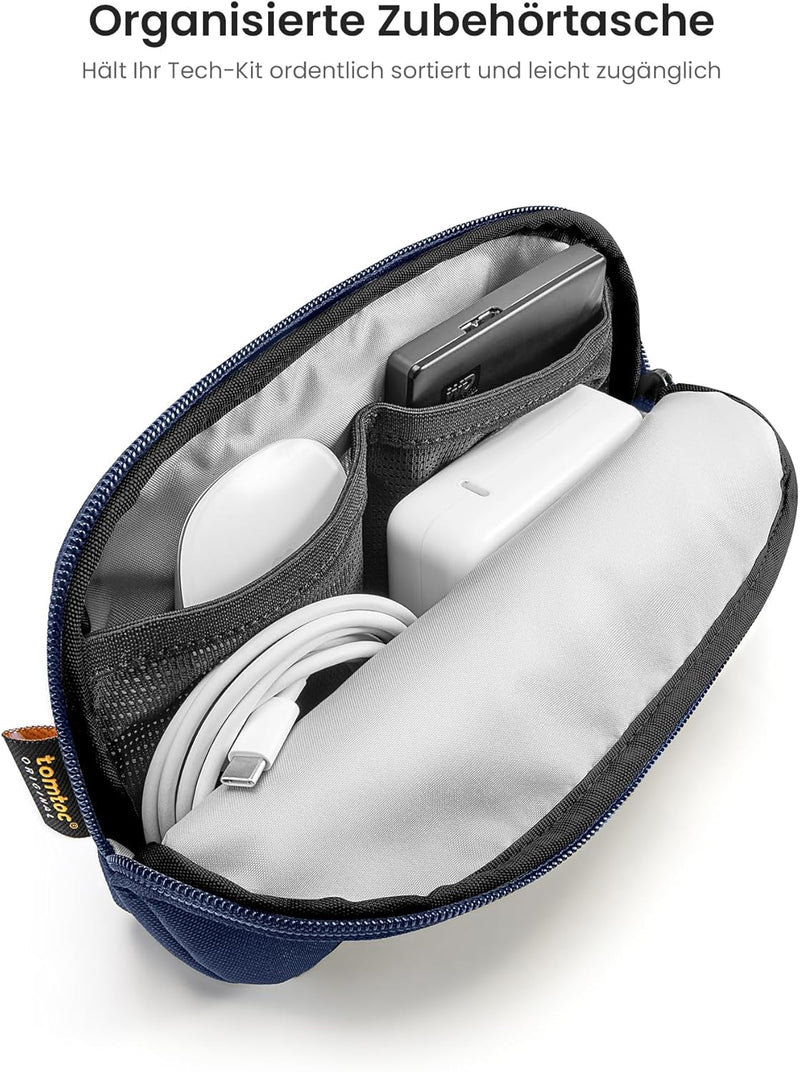 tomtoc 360° Tasche Hülle für 13 Zoll MacBook Air 2024-2018 M3/A3113 M2/A2681 M1/A2337, 13-Zoll MacBo