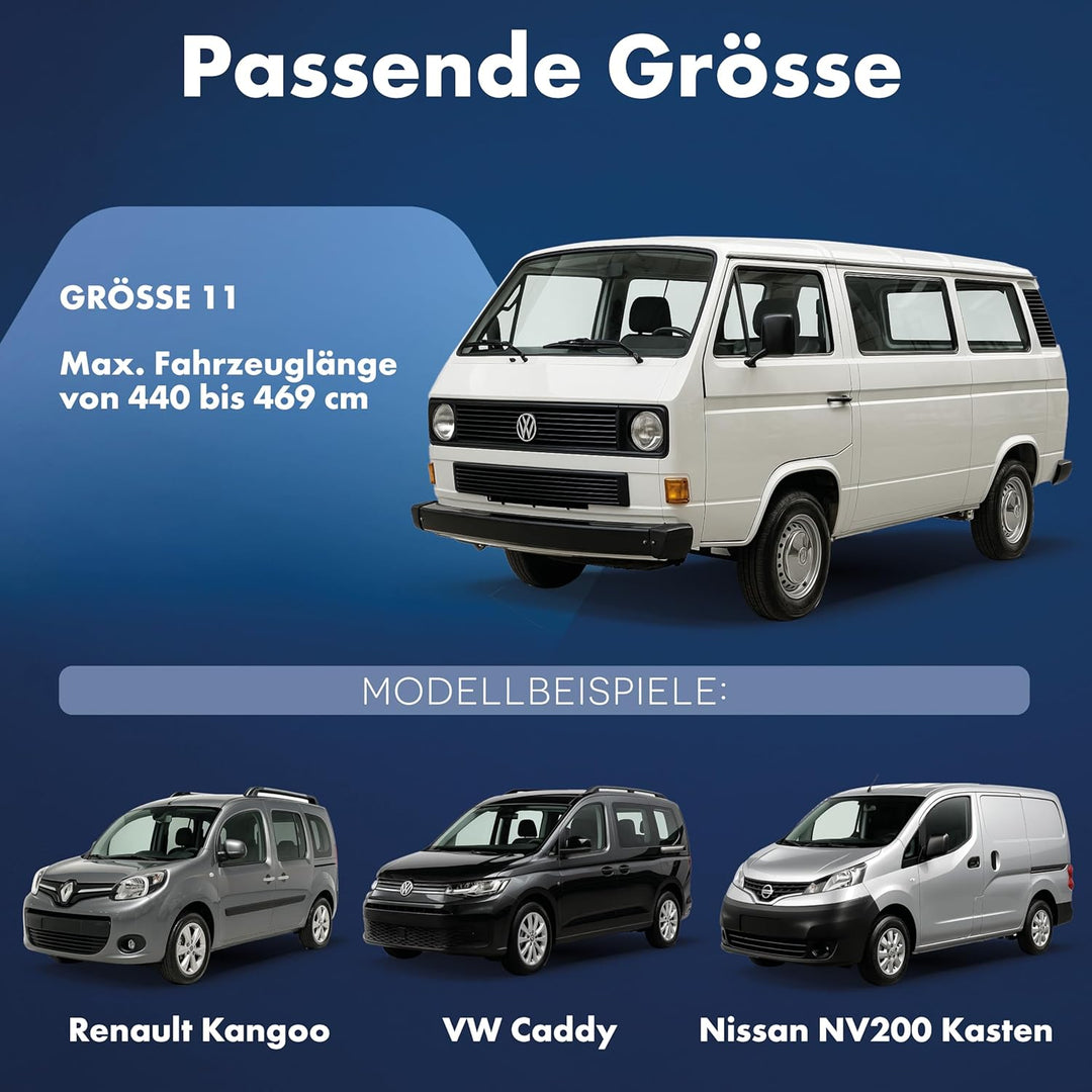 Walser Abdeckplane Auto All Weather, Transporter Abdeckplane wasserdicht, 100% wetterfeste Bus Autop