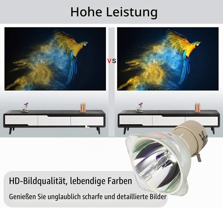 Aimdio Beamer Ersatzlampe für BENQ TH530 MH530 MW526 TW529 MS527 MS524 MS521P MS514h MS517H 5J.JFH05