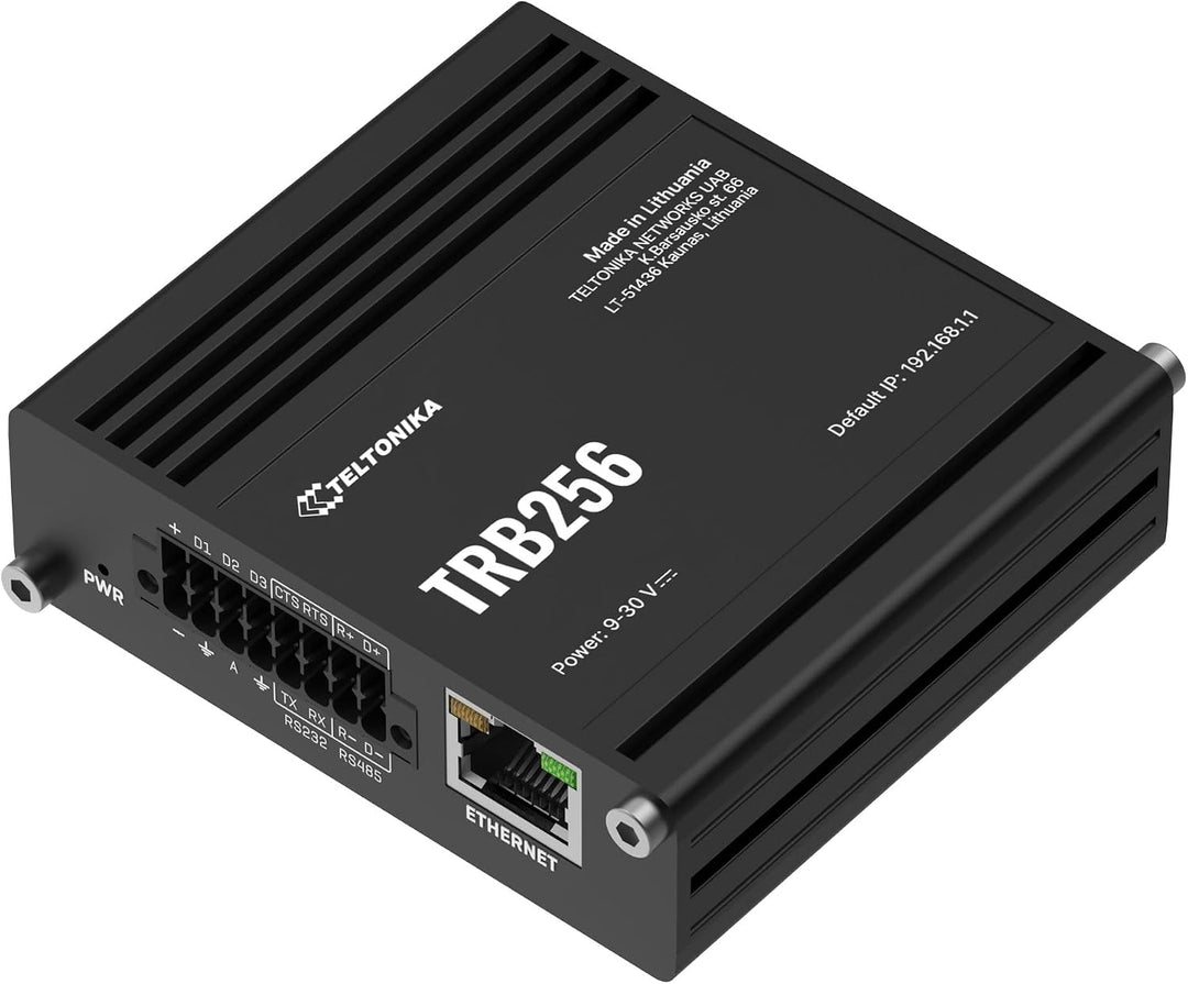 Gateway Industrial Teltonika TK-TRB256 RJ45 10/100Mbps Preto