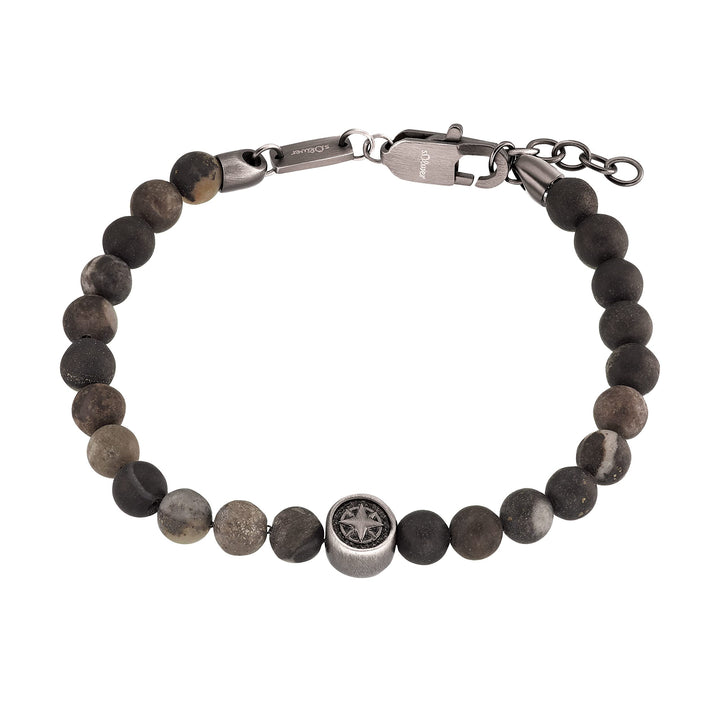 s.Oliver Armband Edelstahl Herren Armschmuck, Kommt in Schmuck Geschenk Box Beads, Beads