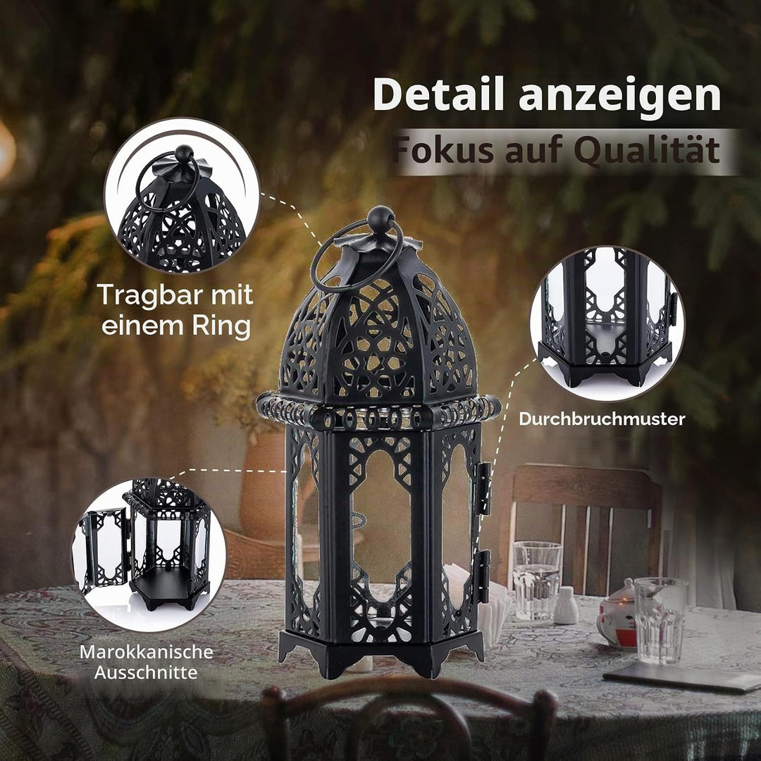 Nuptio 2 Stücke Metall Teelichthalter Kleine Grösse Hochzeit Mittelstücke Transparente Glas Hängende