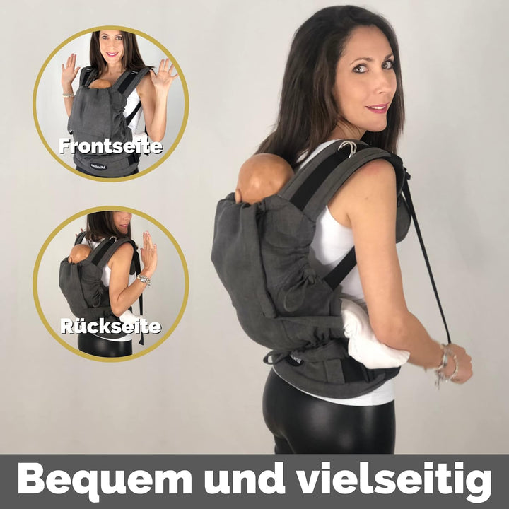 Amarsupiel - Babytrage Ergonomisch Von 4 bis 6 Monaten bis 3 oder 4 Jahre - Bequem und Einfach Anzup