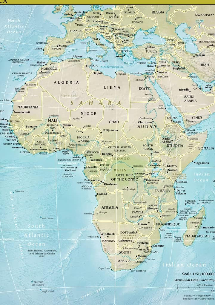 Lais Puzzle Landkarte Afrika 1000 Teile
