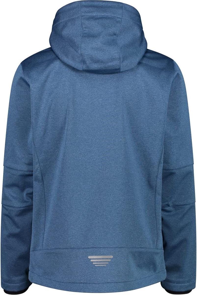 CMP Herren Zip Kapuzenjacke 50 Blaustein Mel., 50 Blaustein Mel.