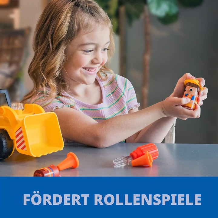 Learning Resources Design &amp; Drill Schrauberkumpel Planierraupe, Spielzeug zum Auseinanderbauen, mit