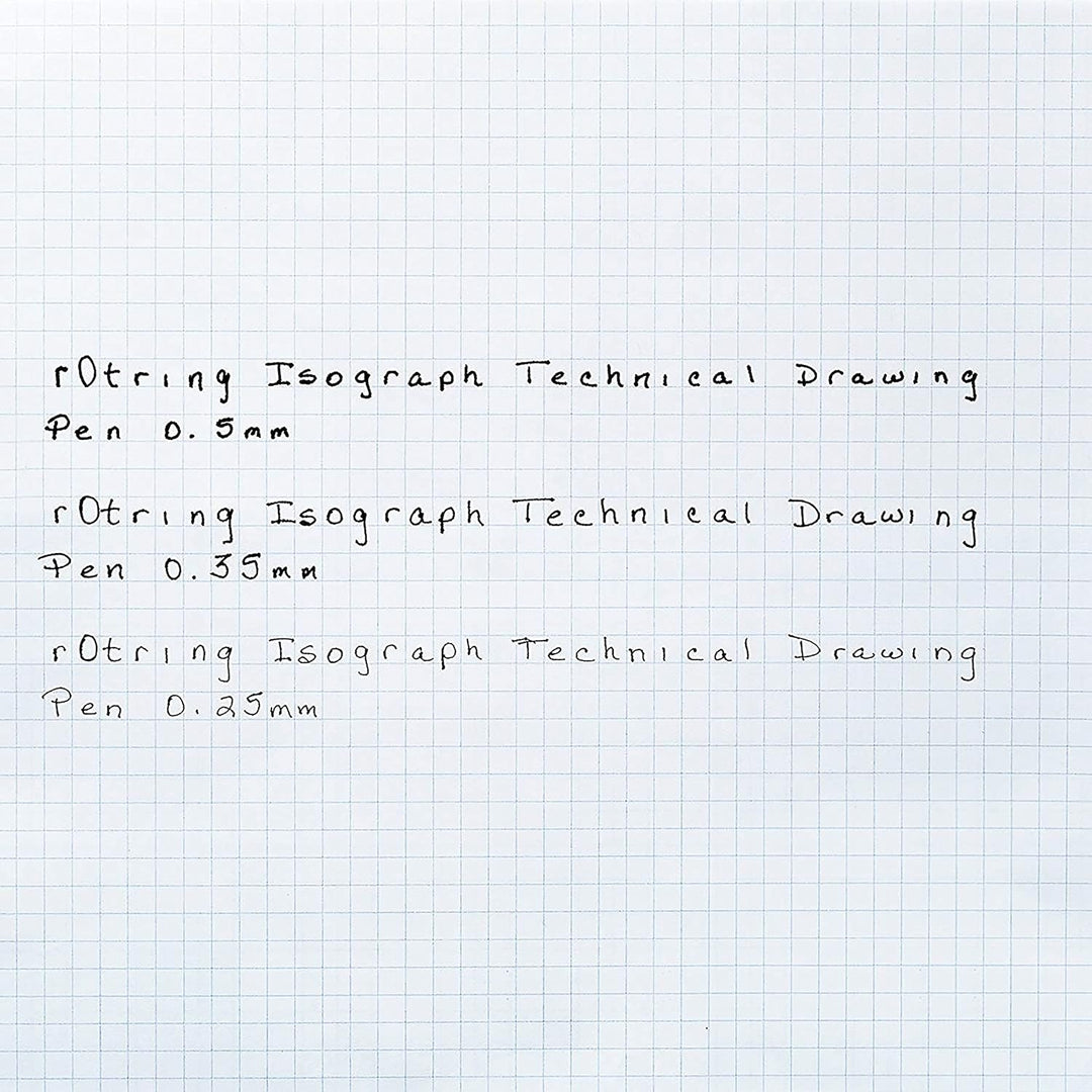 rOtring Isograph technischer Zeichenstift | 0,35 mm nachfüllbare Fineliner, 0,35 mm