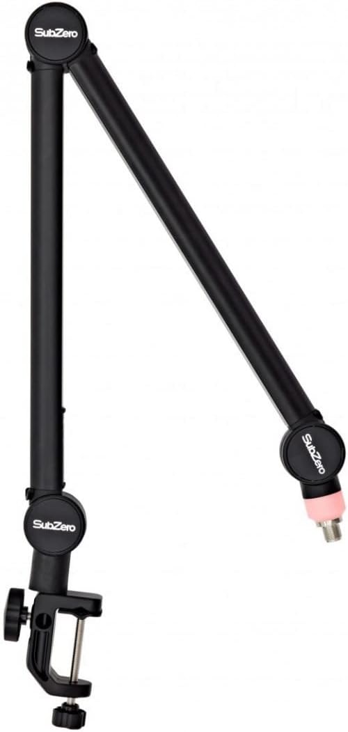 SubZero Studio-Mikrofonarm mit LED-Licht - Max. Belastung 2KG