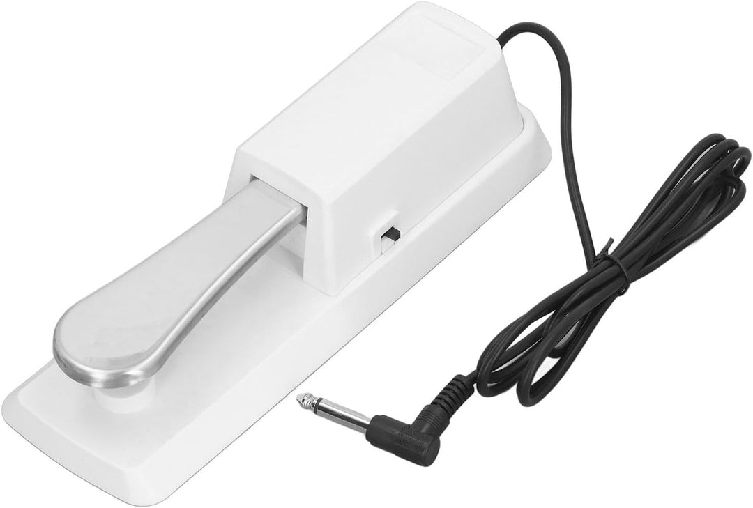 Sustain-Pedal, Fusspedal für Digitalpianos mit 6,35-mm-Anschluss, Universelles Sustain-Pedal mit Ant