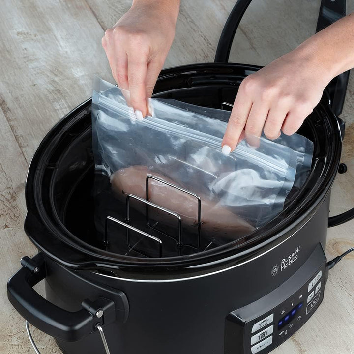 Russell Hobbs Multikocher 3-in-1 [Slow Cooker, Sous Vide, Bräter + Kerntemperatursensor] schwerer 6,