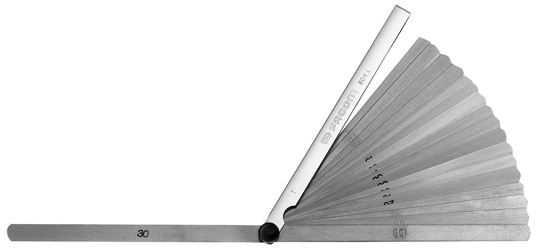 Facom fcm804sl Stärken Fühlerlehre Feeler Gauge Metric Long Blade, Feeler Gauge Metric Long Blade
