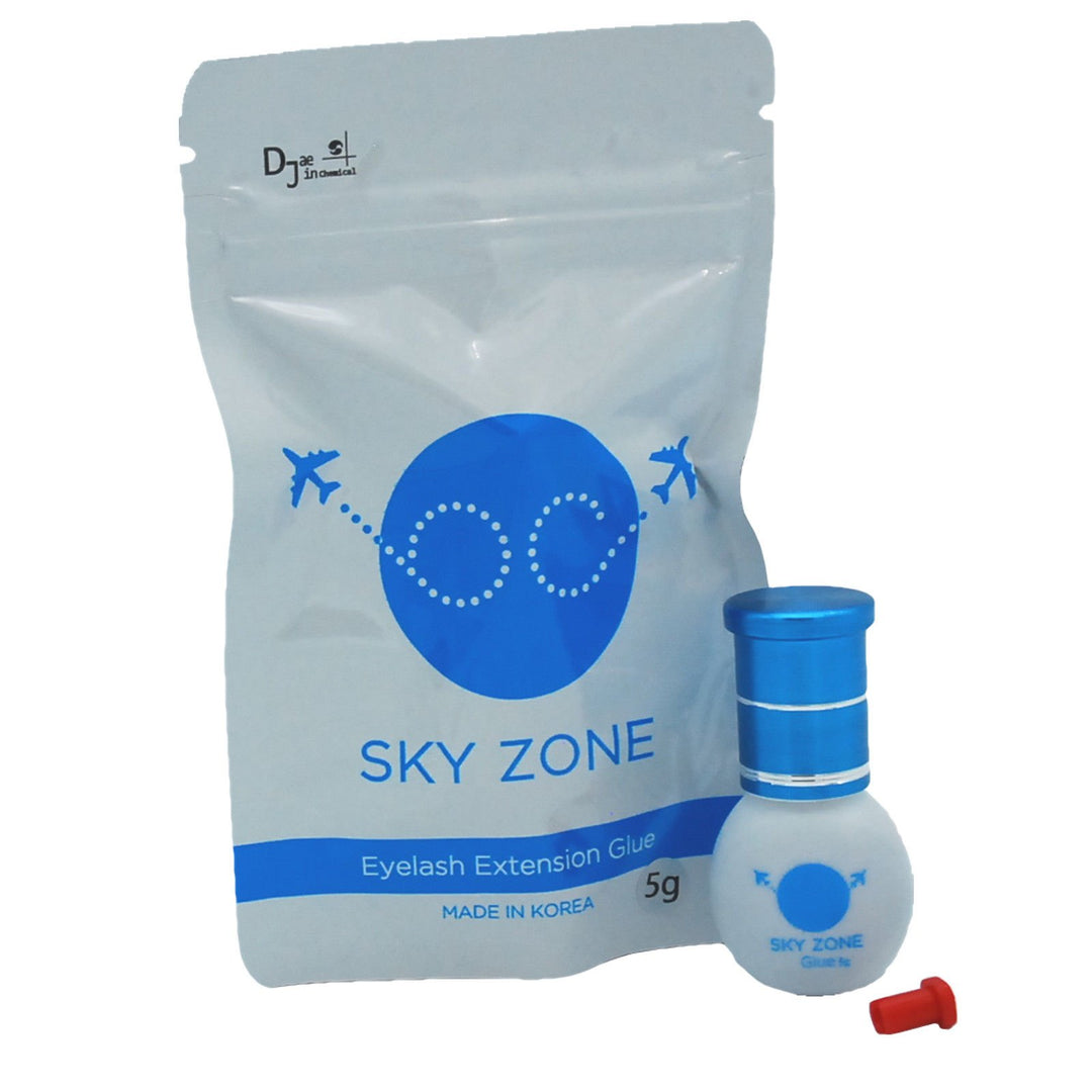 Wimpernkleber für Wimpernverlängerung - SKY ZONE - Ultra stark - Eyelash Glue - Schwarz 5g