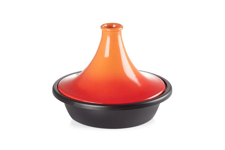 LE CREUSET Gusseisen-Tagine, Rund, Ø 31 cm, Für alle Herdarten, Induktion und Backofen geeignet, Ofe