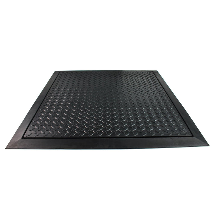 Doortex Anti-Ermüdungsmatte | Arbeitsplatzmatte "anti-fatiguemat" | 71 x 78 cm | aus 100 % Gummi | s