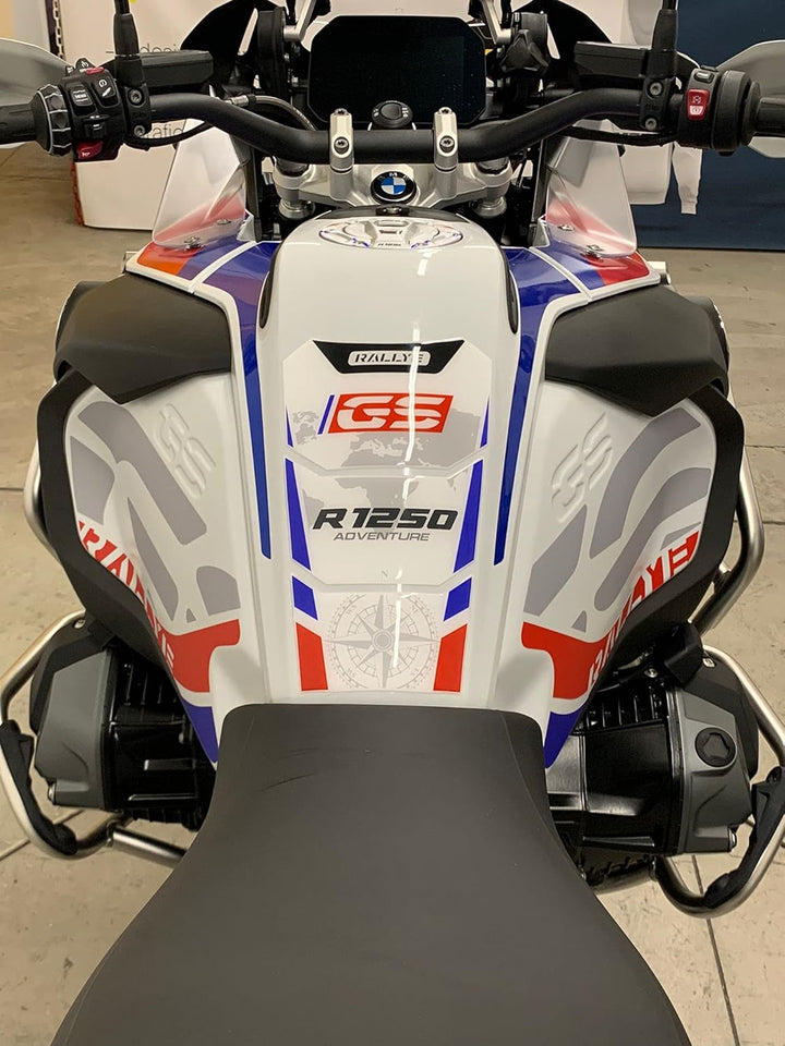 Tankschutz aus Harz, 3D, kompatibel mit BMW R 1250 GS Adventure 2021 GP-702 (Rallye) (Kompatibilität